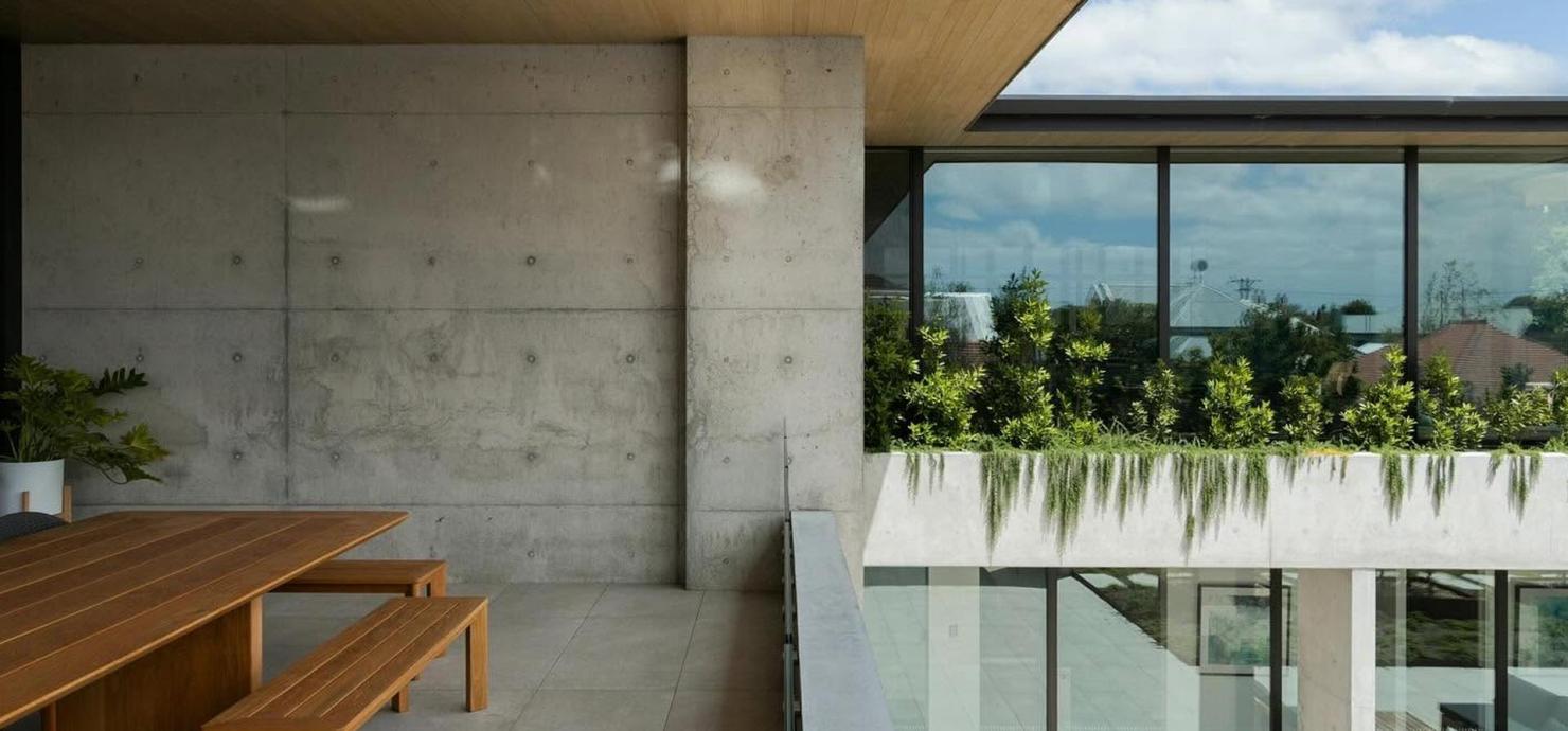 In-situ concrete home in Barwon Heads by True Grade Contracting
