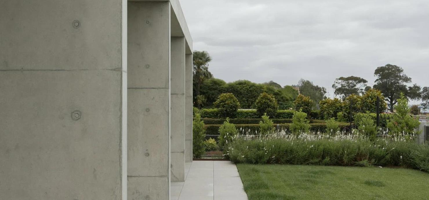Landscape concrete walls by True Grade Contracting in Geelong